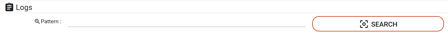 log search button new