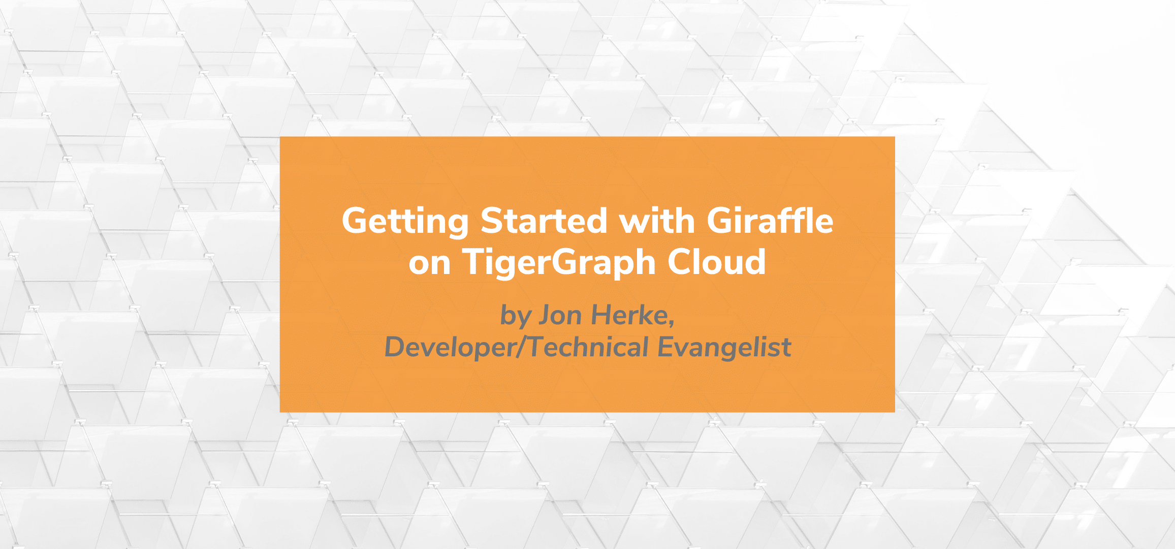 Read more about the article Getting Started with Giraffle on TigerGraph Cloud