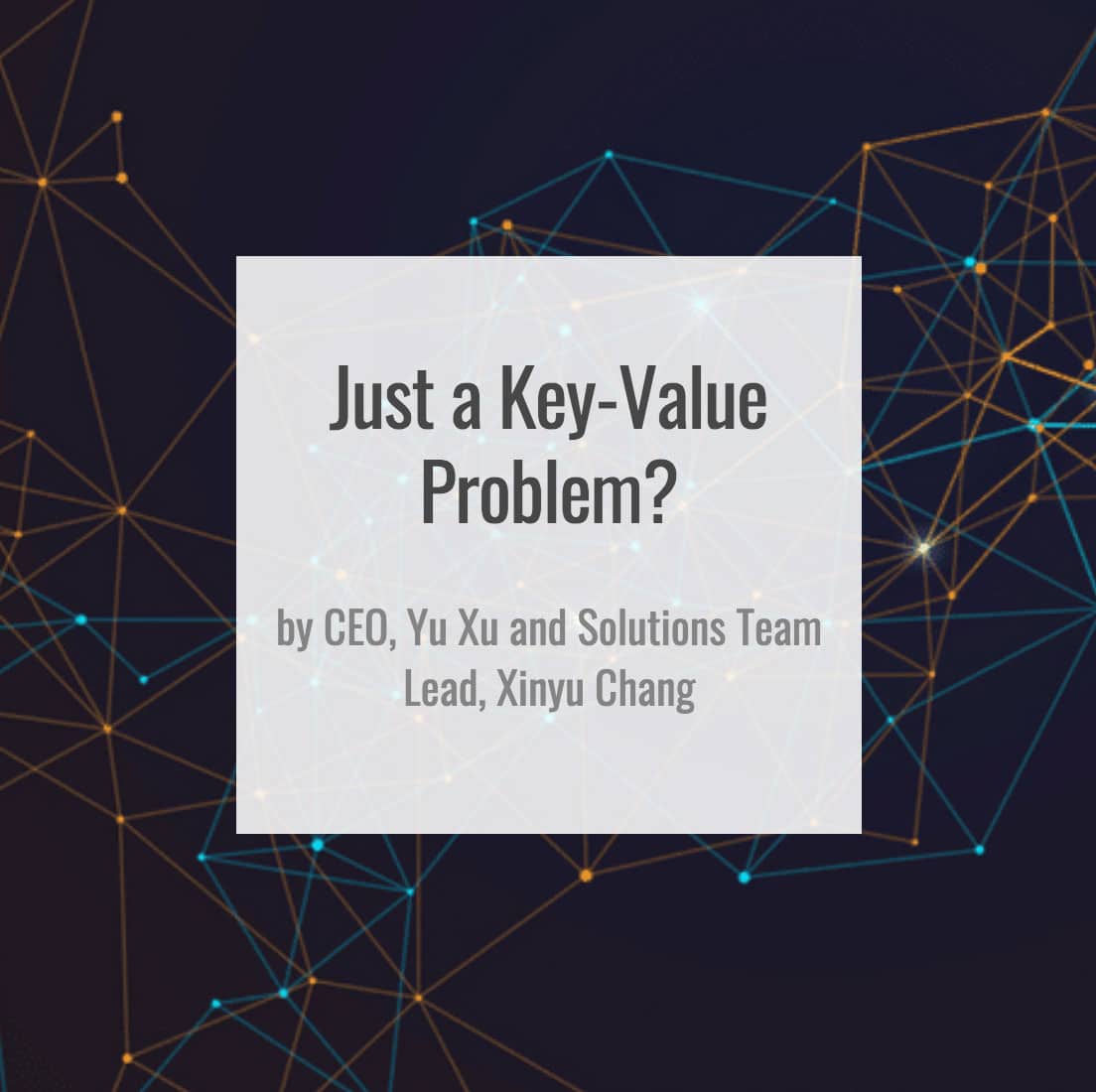 Read more about the article Just a Key-Value Problem? How Graph Reduces Memory Consumption, Accelerates Performance and Overcomes Problems with Key-Value Databases