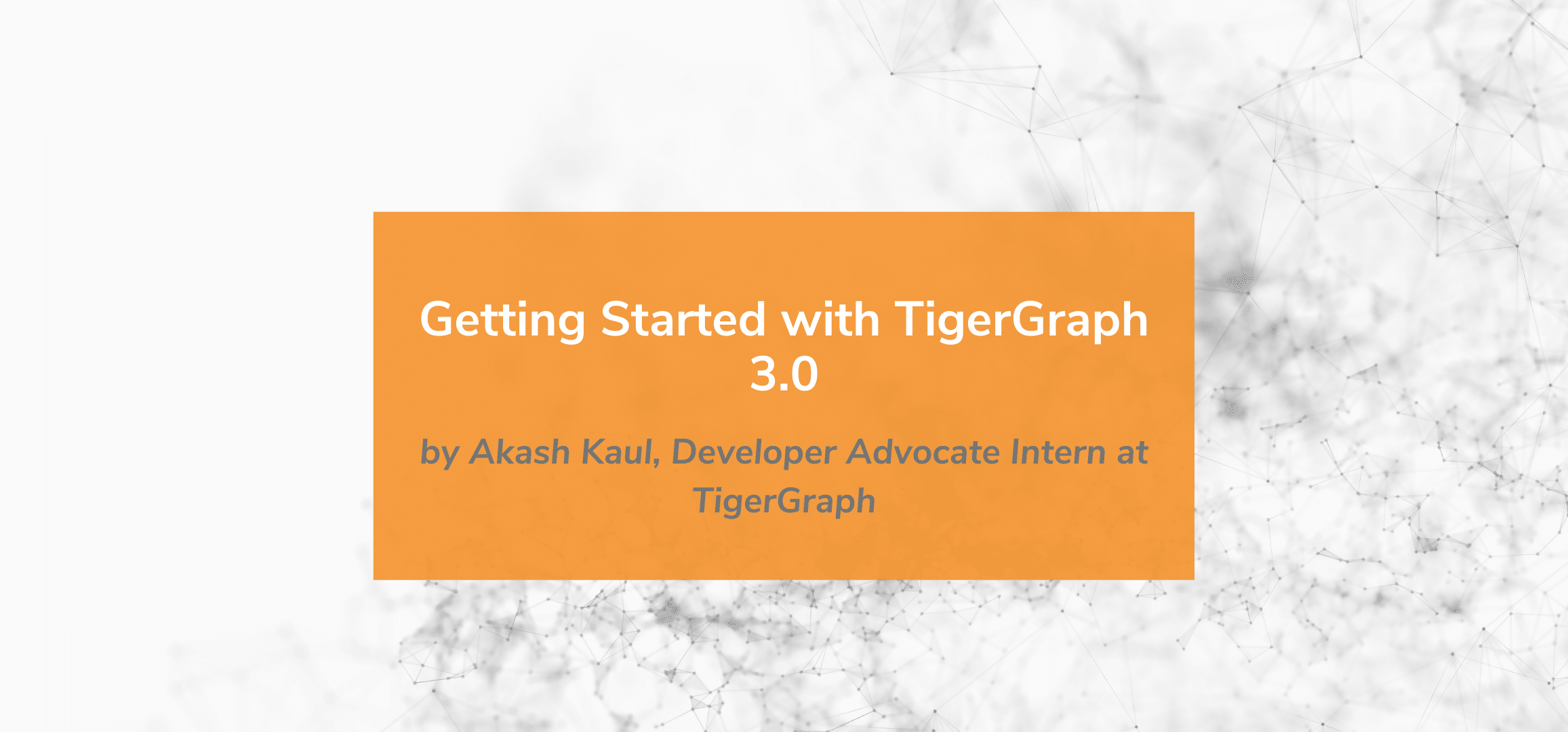 Read more about the article Getting Started with TigerGraph 3.0