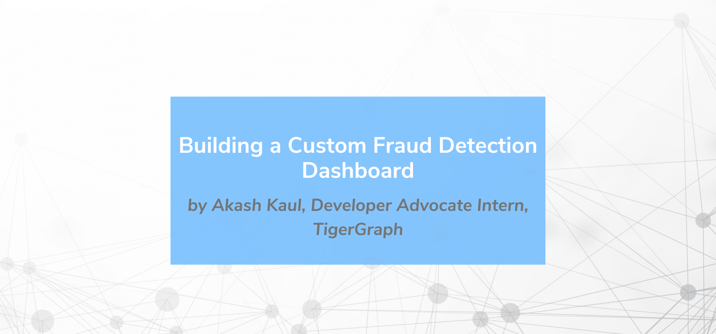 Building a Custom Fraud Detection Dashboard