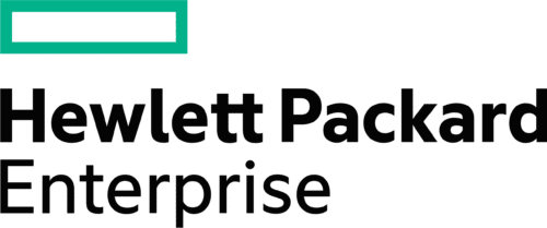 Logo of Hewlett Packard Enterprise with a green rectangular outline above the black text, embodying an Expero touch.
