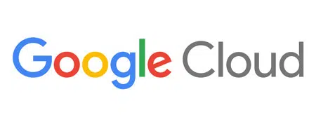The image displays the Google Cloud logo, featuring the word Google in colorful letters and Cloud in gray.