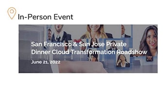 Read more about the article Apex San Francisco Private Dinner Cloud Transformation