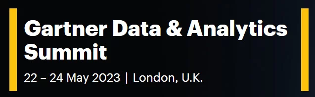 Gartner Data & Analytics Summit 2023, London