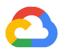 Google Cloud logo featuring a stylized cloud outlined with segments in red, yellow, green, and blue, representing Googles brand colors.