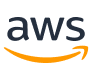 AWS logo featuring the lowercase letters aws in black, with an orange curved arrow underneath, similar to the Amazon logo’s smile, on a light gray background.