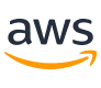 AWS logo featuring the lowercase letters aws in black, with an orange curved arrow underneath, similar to the Amazon logo’s smile, on a light gray background.